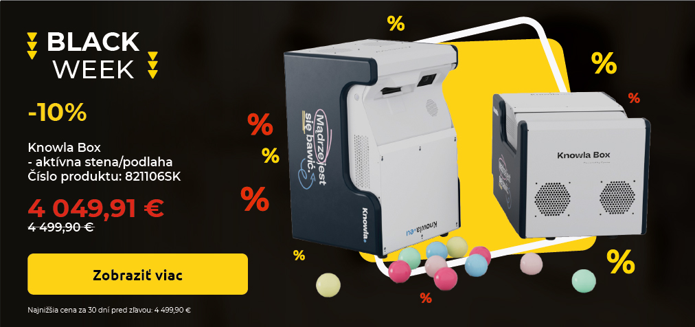 Knowla Box - aktívna stena/podlaha s 10% zľavou počas Black Week. Cena po zľave: 4 049,91 €, pôvodná cena: 4 499,90 €. Produkt č. 821106SK.